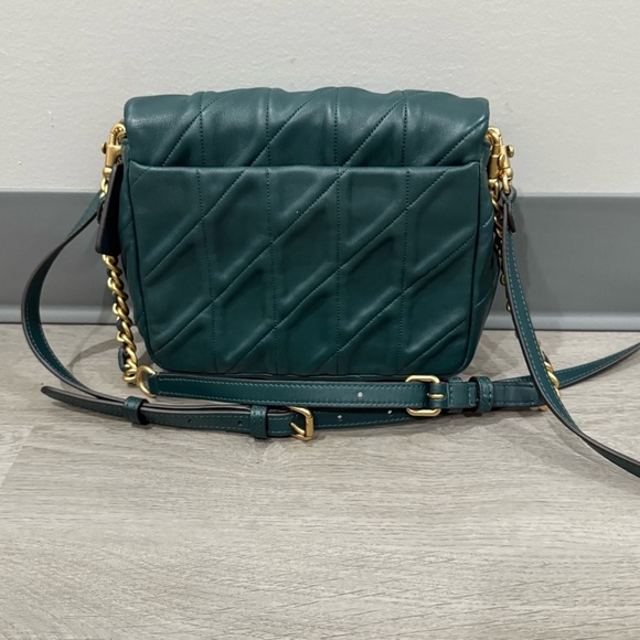 Coach Bag Times Square Quilted Tabby in Forest Green - Picture 7 of 13